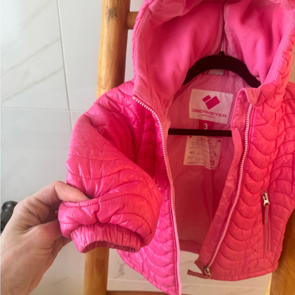 Obermeyer, Size 3, Grow-with-me, Hot Pink, Ski Jacket. - Picture 2 of 6